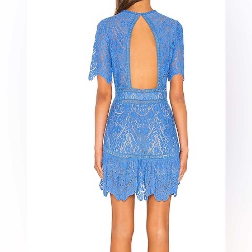 NWT REVOLVE Darian Dress in Blue - Picture 4 of 5